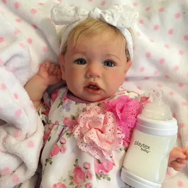 [Toys for Kids Sale] Realistic 20'' Sweet Nohren Reborn Toddlers Baby Doll Girl, Sparkling New Baby Doll Has Coos and "Heartbeat" By Reborndollsshop®
