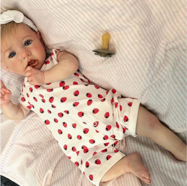 [Reborn Toys for Kids Sale] Realistic 20'' Mia Reborn Toddler Silicone Newborn Baby Doll Girl Gift - Image 2