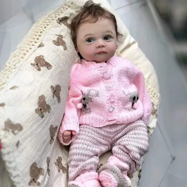 12"&16" Clement Full Body Silicone Bendable Reborn Baby Boy or Girl Dolls Named Aleary and Dlaba